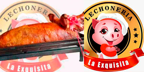 Porción de lechona con arroz y arepa